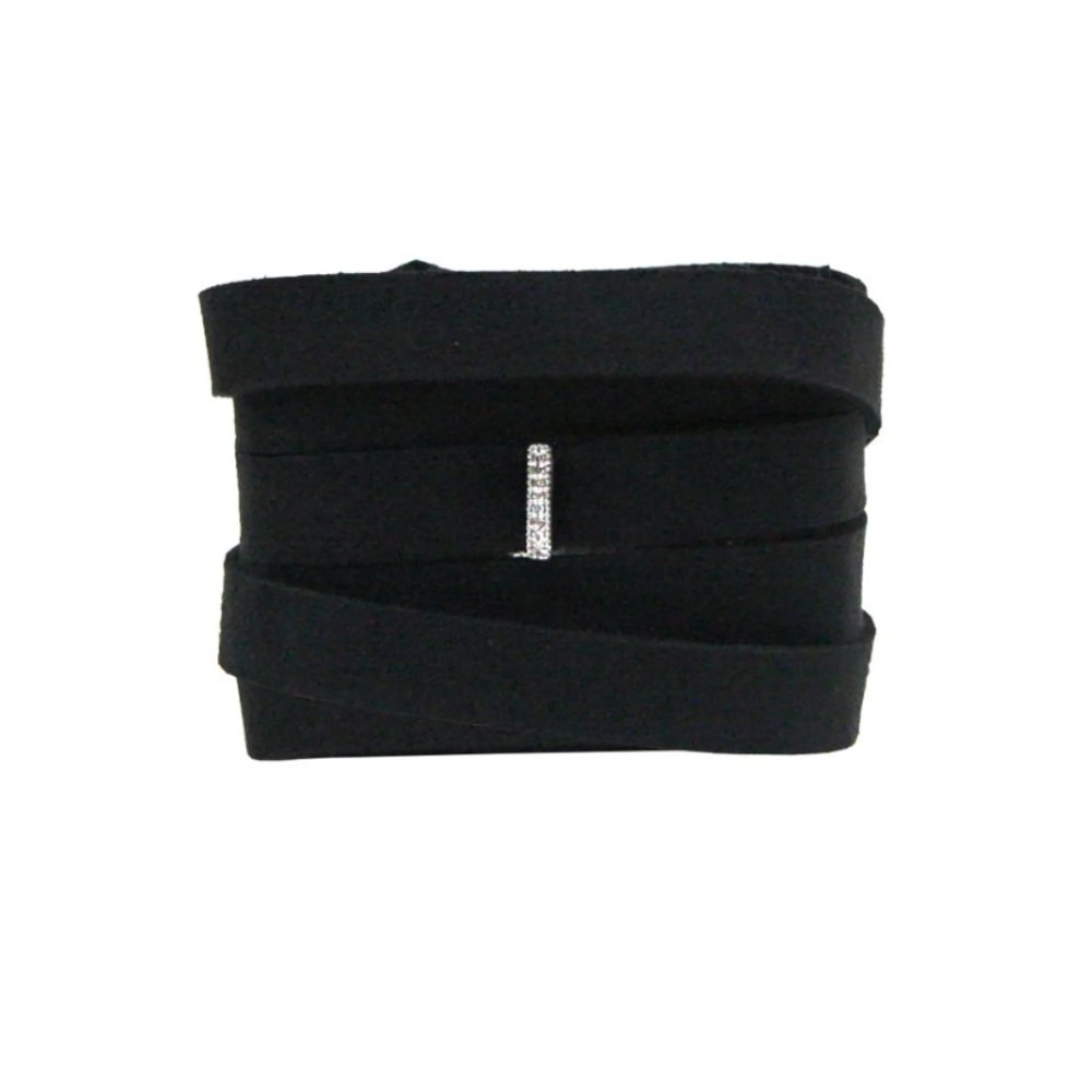 La Soula Black Velvet Topaz Wrap Bracelet/Choker *NIP* MSRP: $120+tax